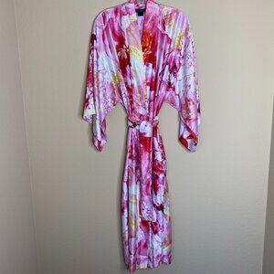 natori floral robe